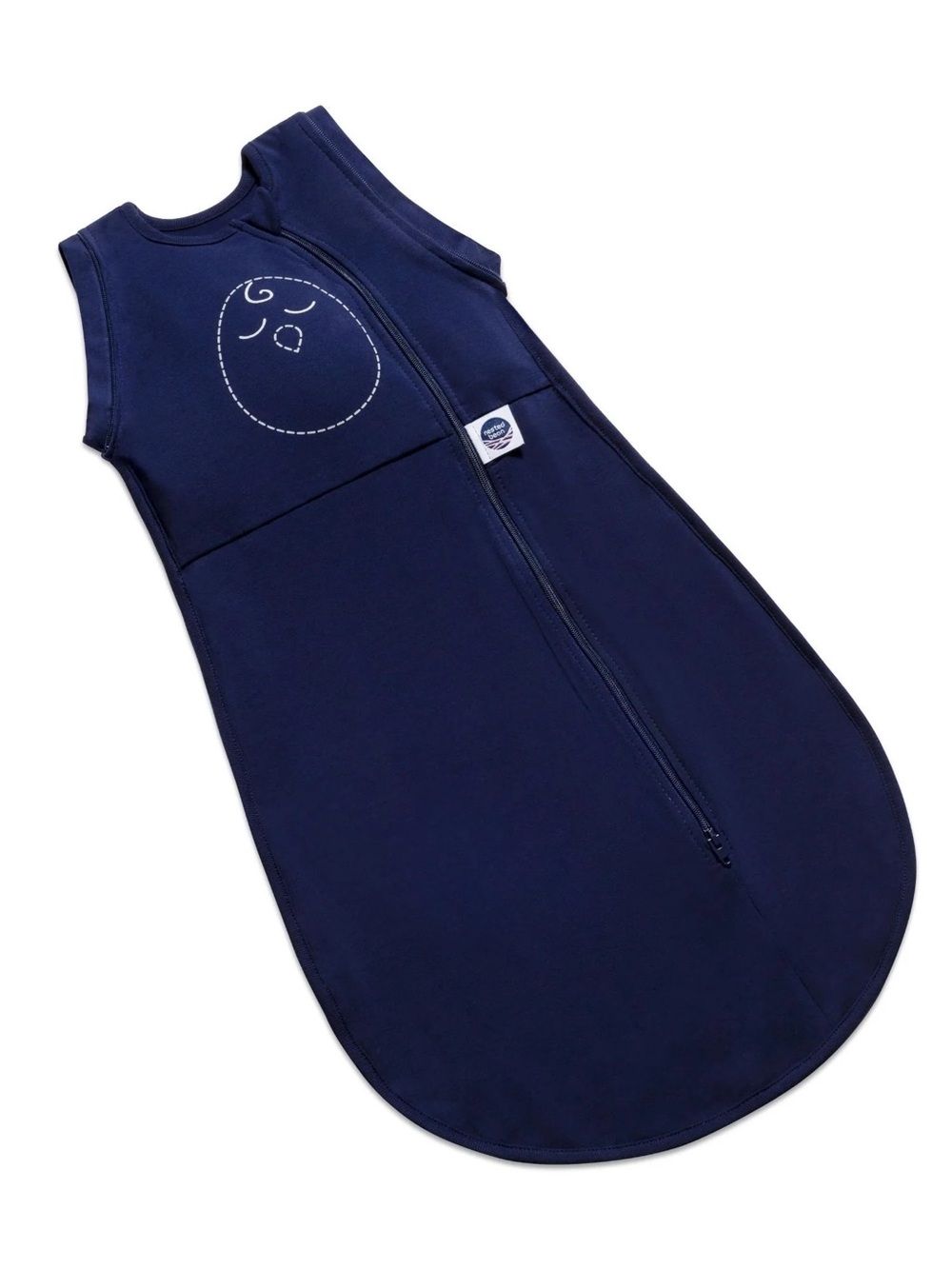 Nested Bean Zen One Weighted Baby Swaddle Sleep Sack Navy - Small (3–6 Months)